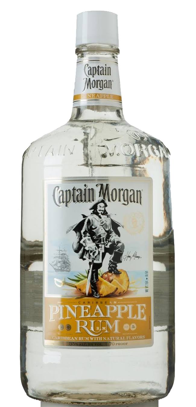 Parrot Bay Captain Morgan Caribbean Pineapple Rum - 1.75L