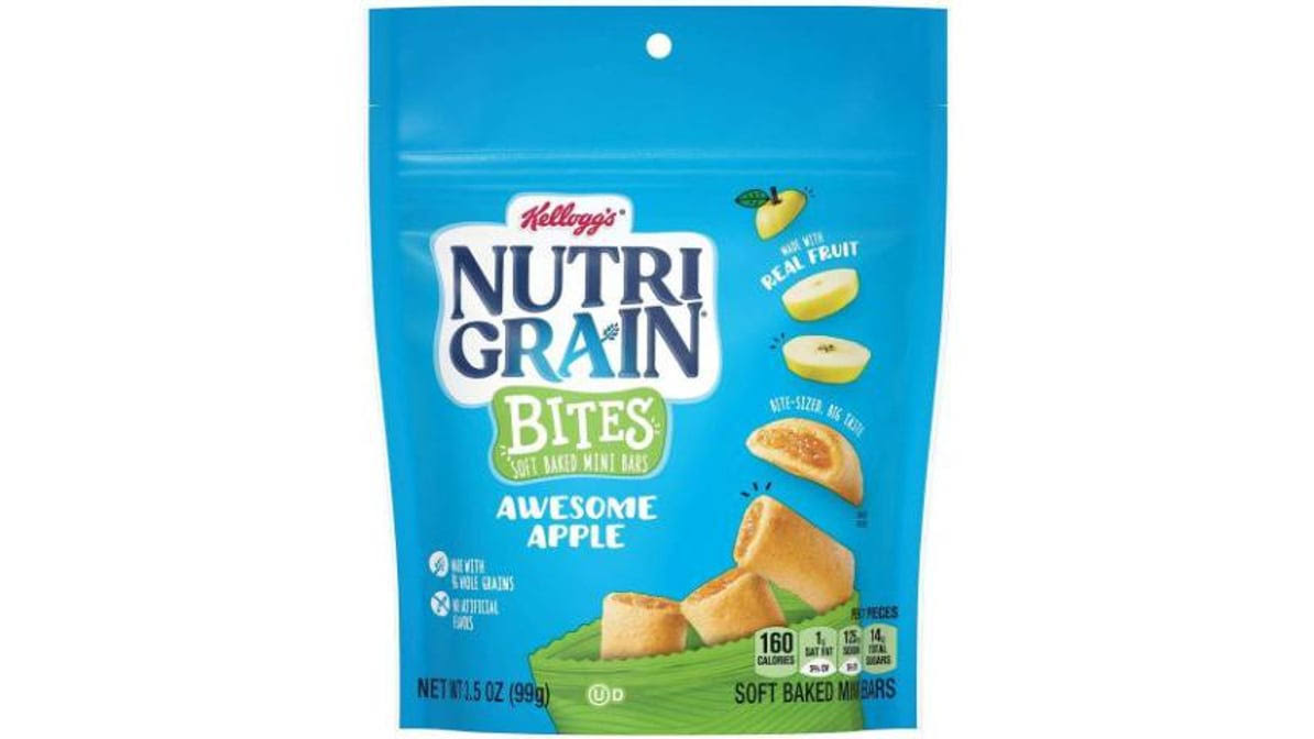 Nutri Grain Mini Bars, Bites, Awesome Apple - 3.5 oz