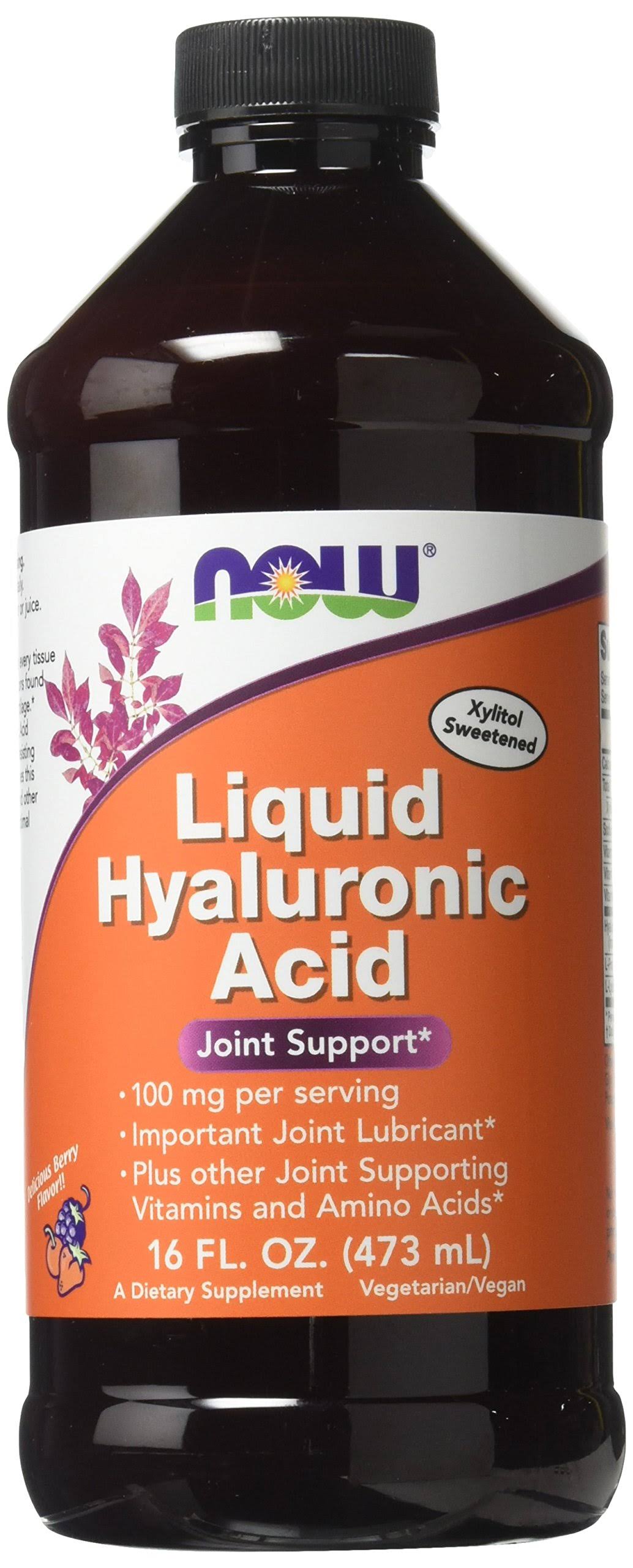 Now Foods: Liquid Hyaluronic Acid - Joint Support, 473ml