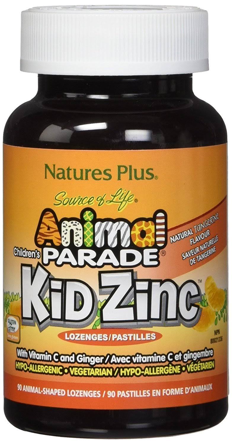 Nature's Plus Animal Parade KidZinc Lozenges - Tangerine