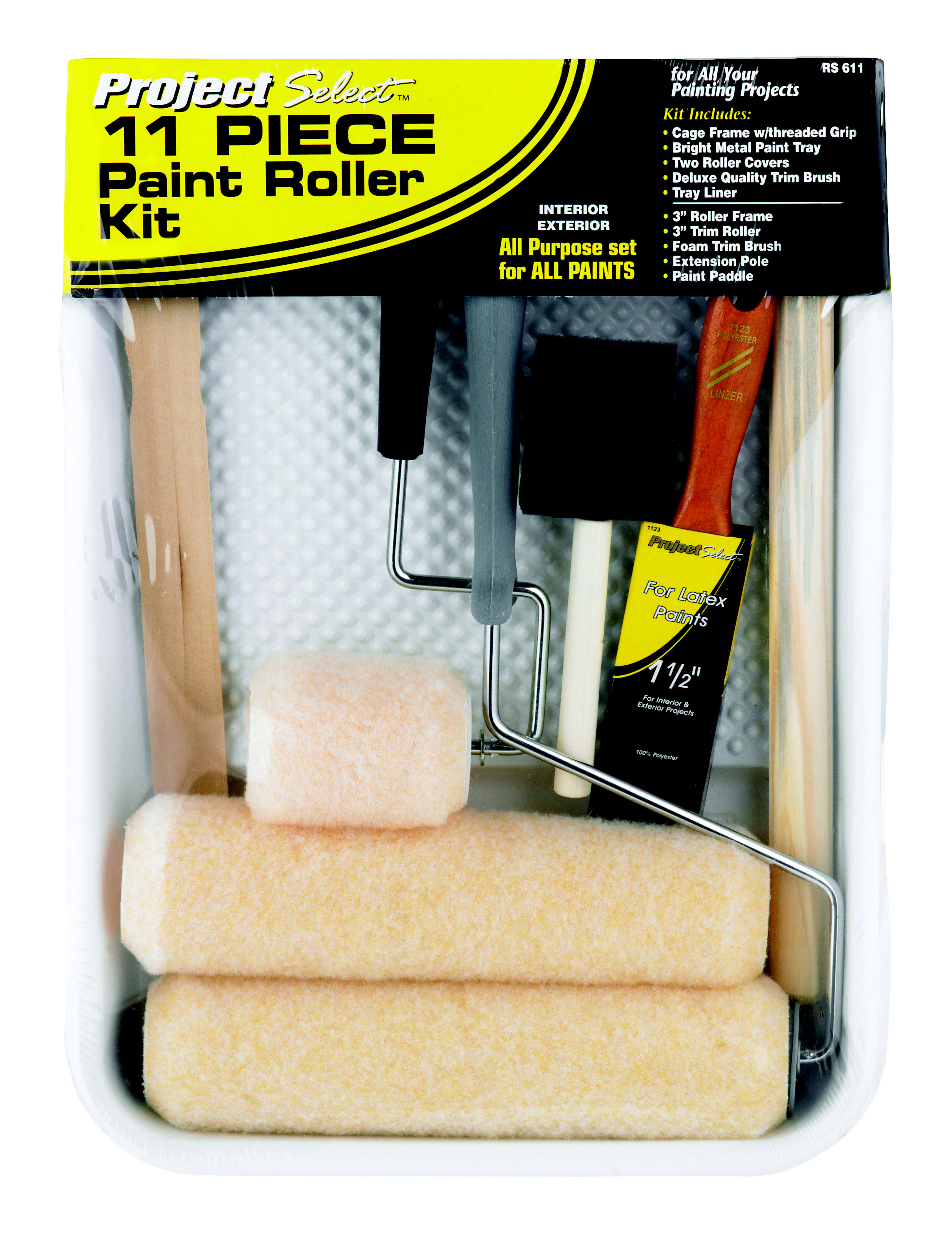 Linzer Paint Roller Brush Set