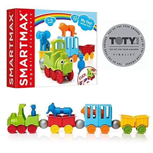 SmartMax My First Animal Train STEM Magnetic Discovery Play Set with M