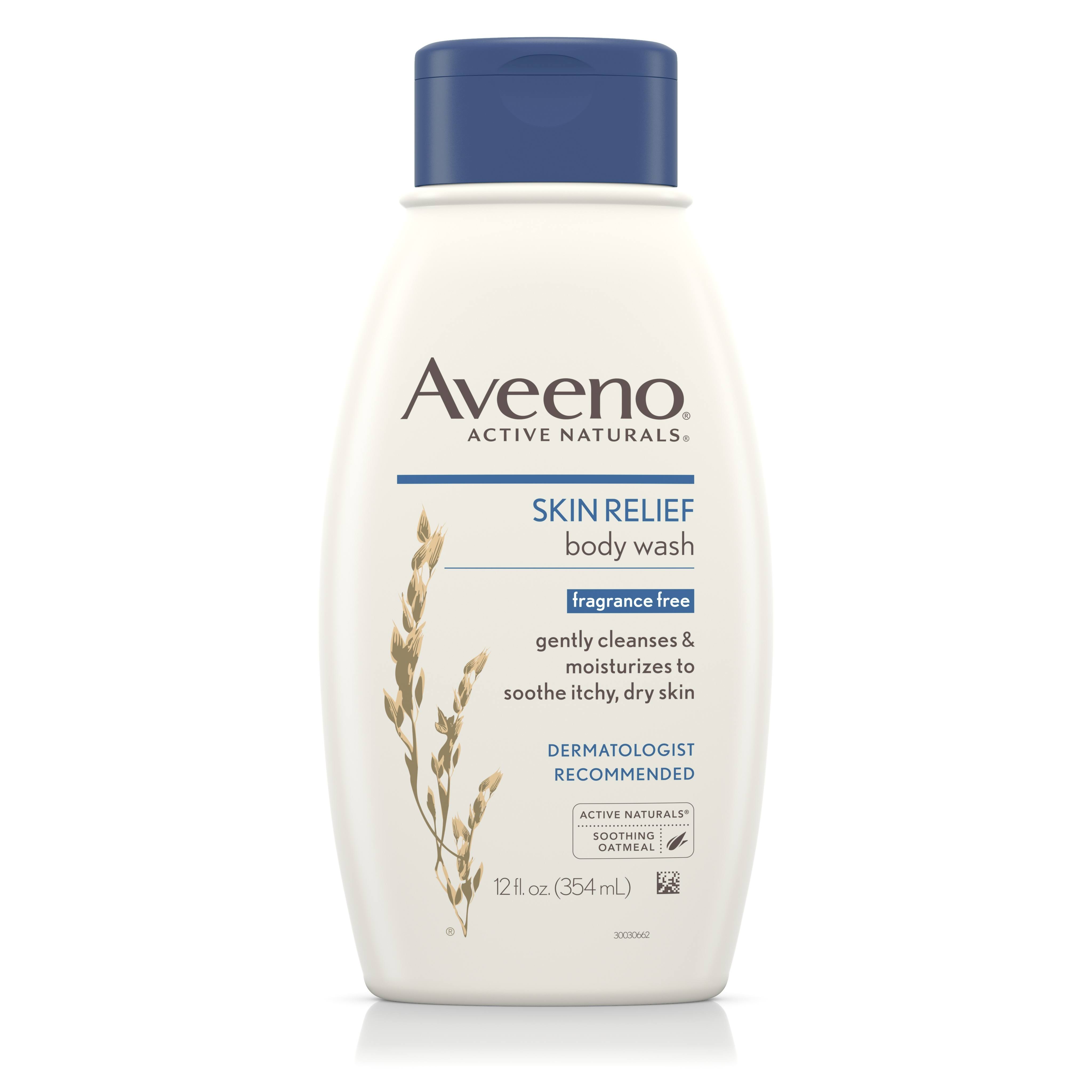 Aveeno Active Naturals Skin Relief Body Wash - Fragrance Free, 350ml