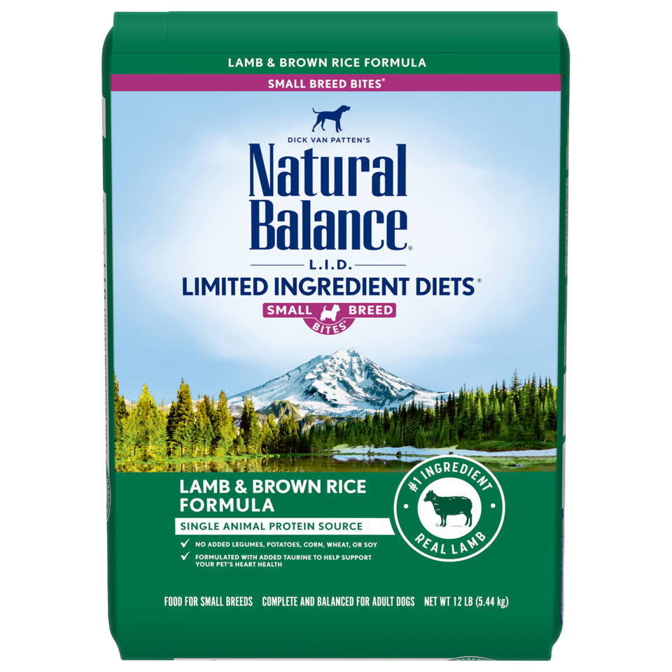 Natural Balance Lamb & Rice Small Bites