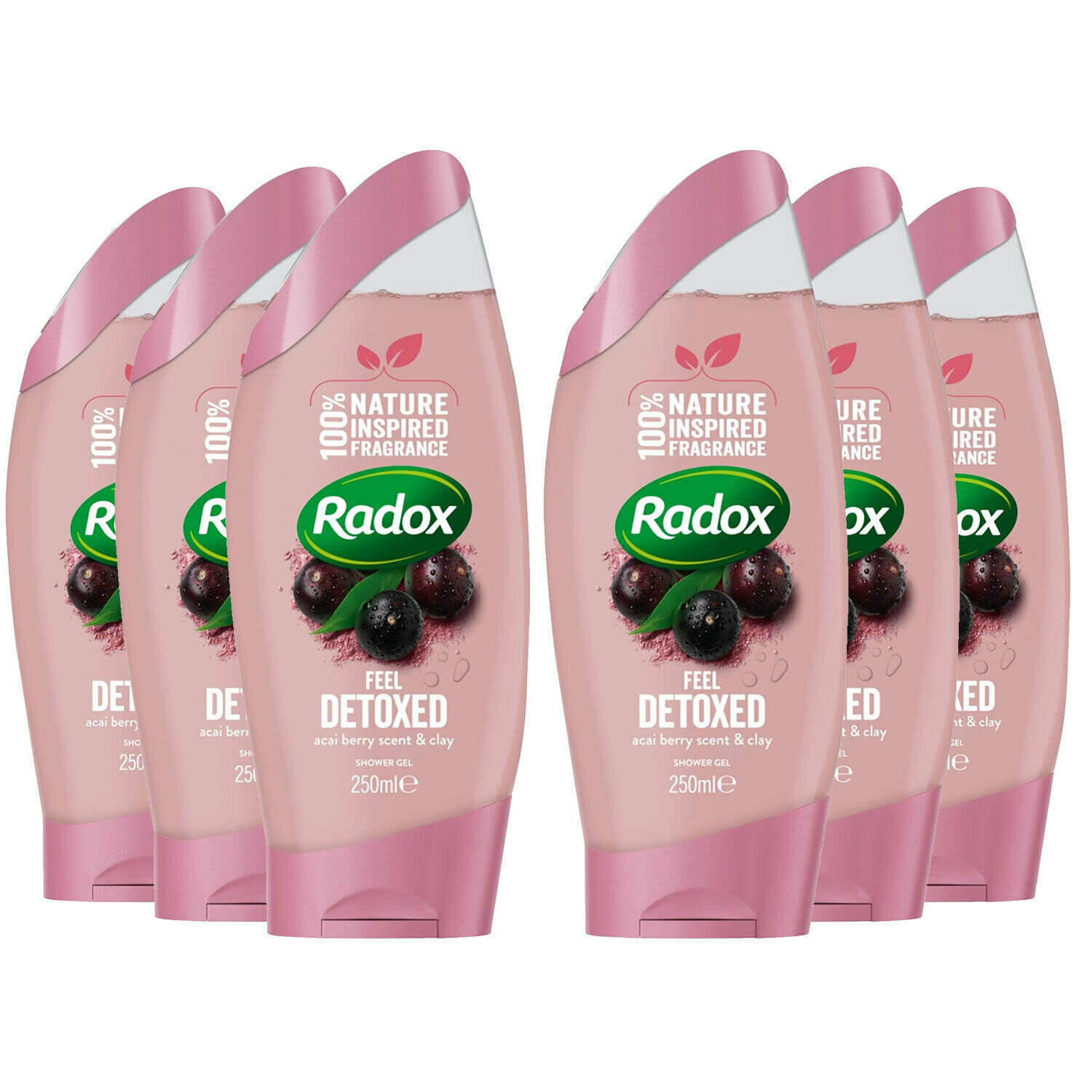Radox Feel Detox Shower Gel, 250 ml