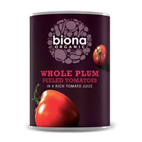 Biona - Organic Whole Peeled Tomatoes 400g