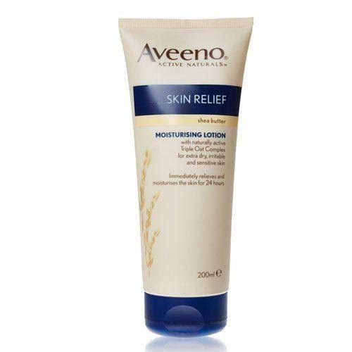 6 x Aveeno Skin Relief Body Lotion with Shea Butter 200 ml