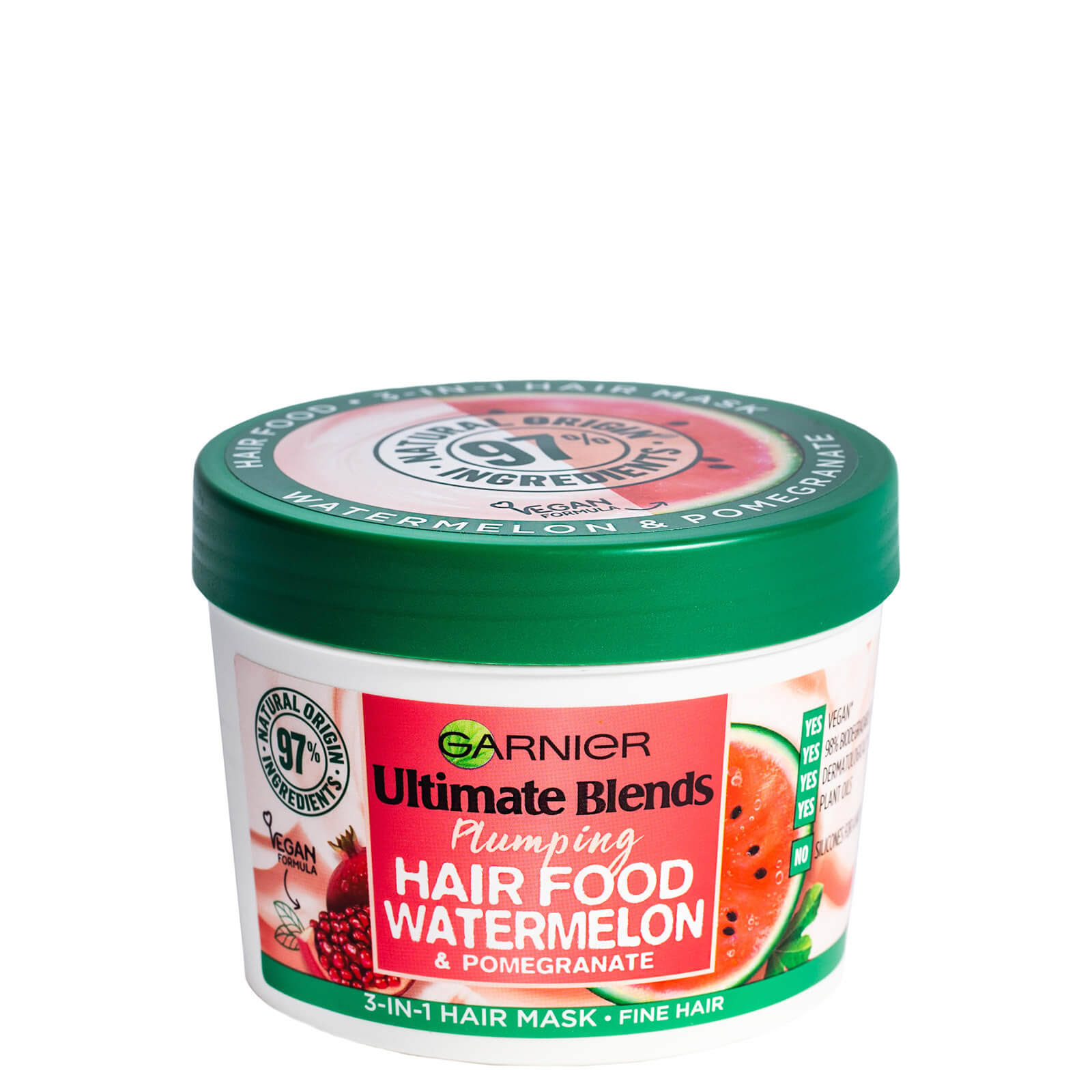 Garnier Ultimate Blends Hairfood Mask Watermelon 3 in 1 | Hair Care