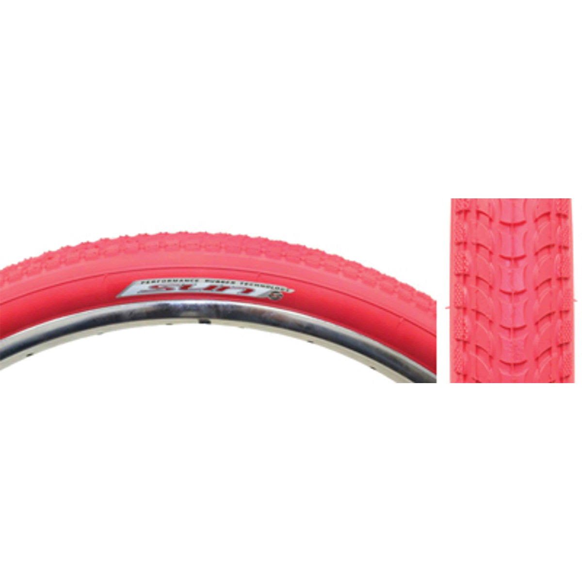 Sunlite Cruiser 927 Tires - 26"x2.125", Red/Red