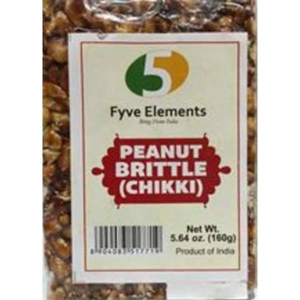 Fyve Elements Peanut Brittle Chikki - 160 G