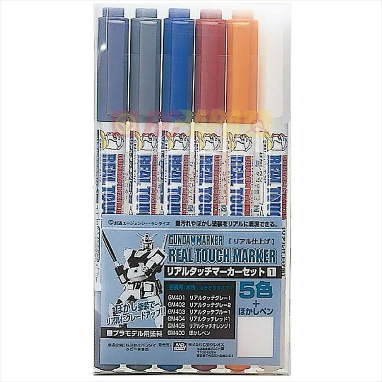GSI Creos Gundam Marker Real Touch Set - 6 Markers