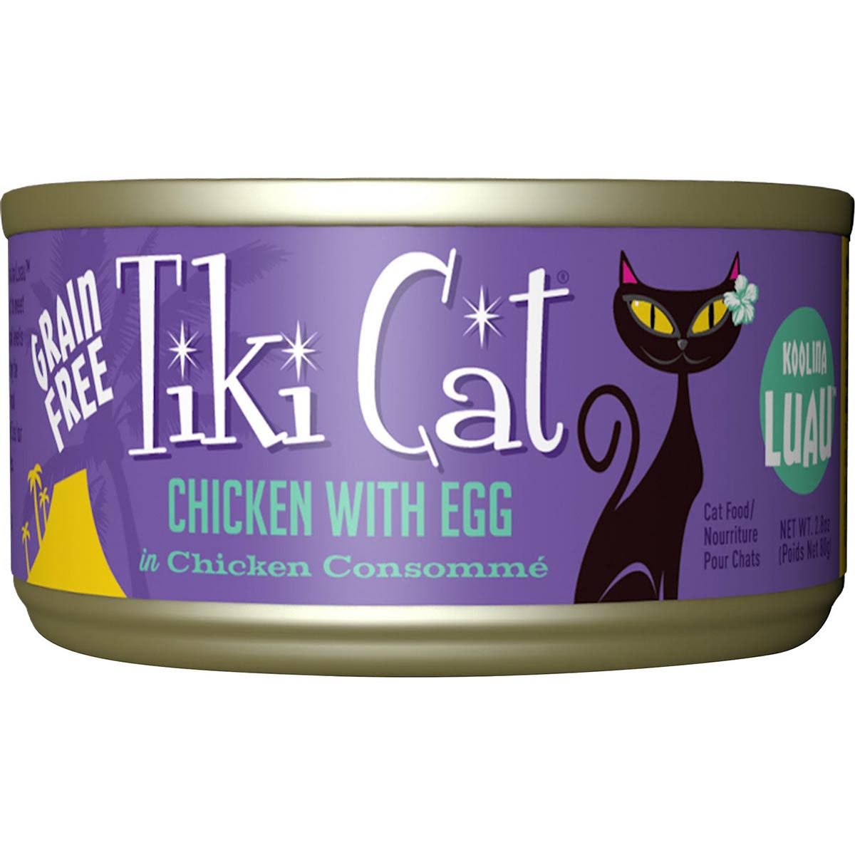 Tiki Cat Koolina Luau Chicken with Egg in Chicken Consomme 6 oz