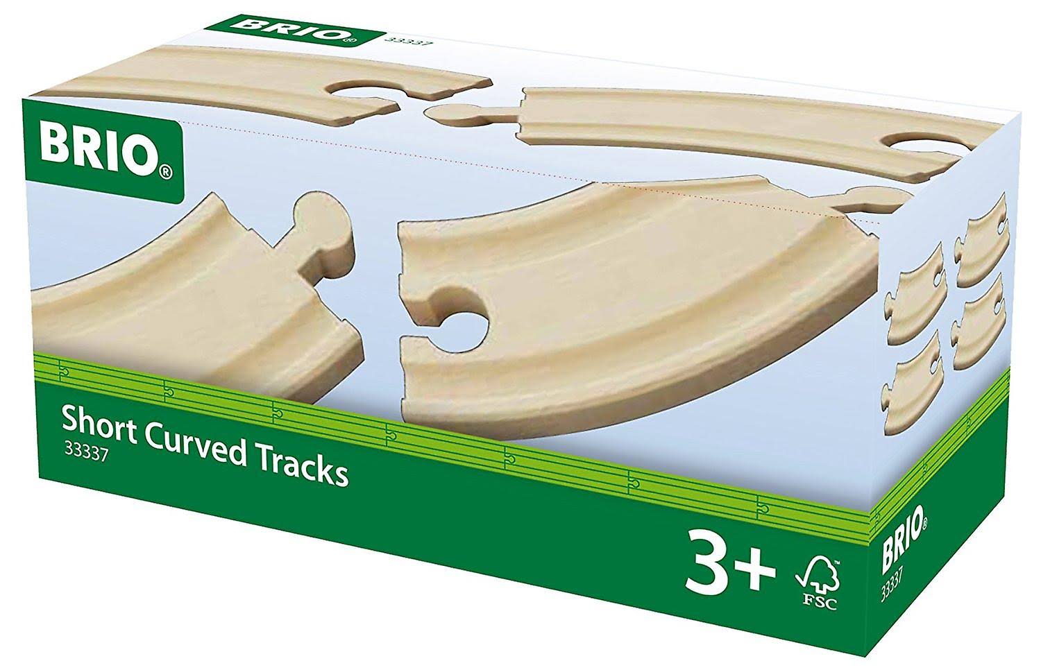 Brio 33337 Short Curved Tracks Toy