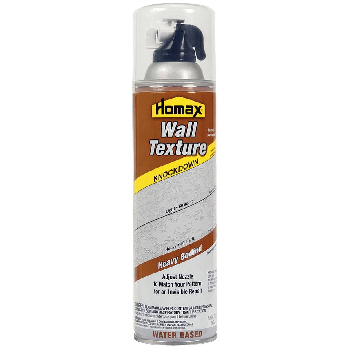 Homax Wall Knockdown Spray Texture - Water Based, 20oz