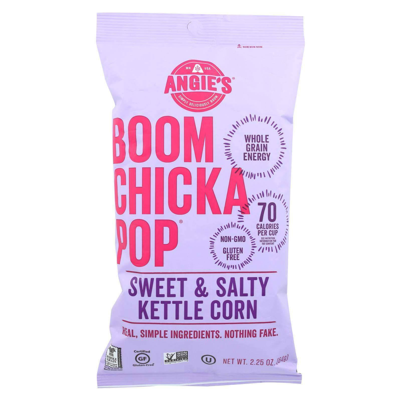 Angie's Boom Chicka Pop Kettle Corn, Sweet & Salty - 2.25 oz