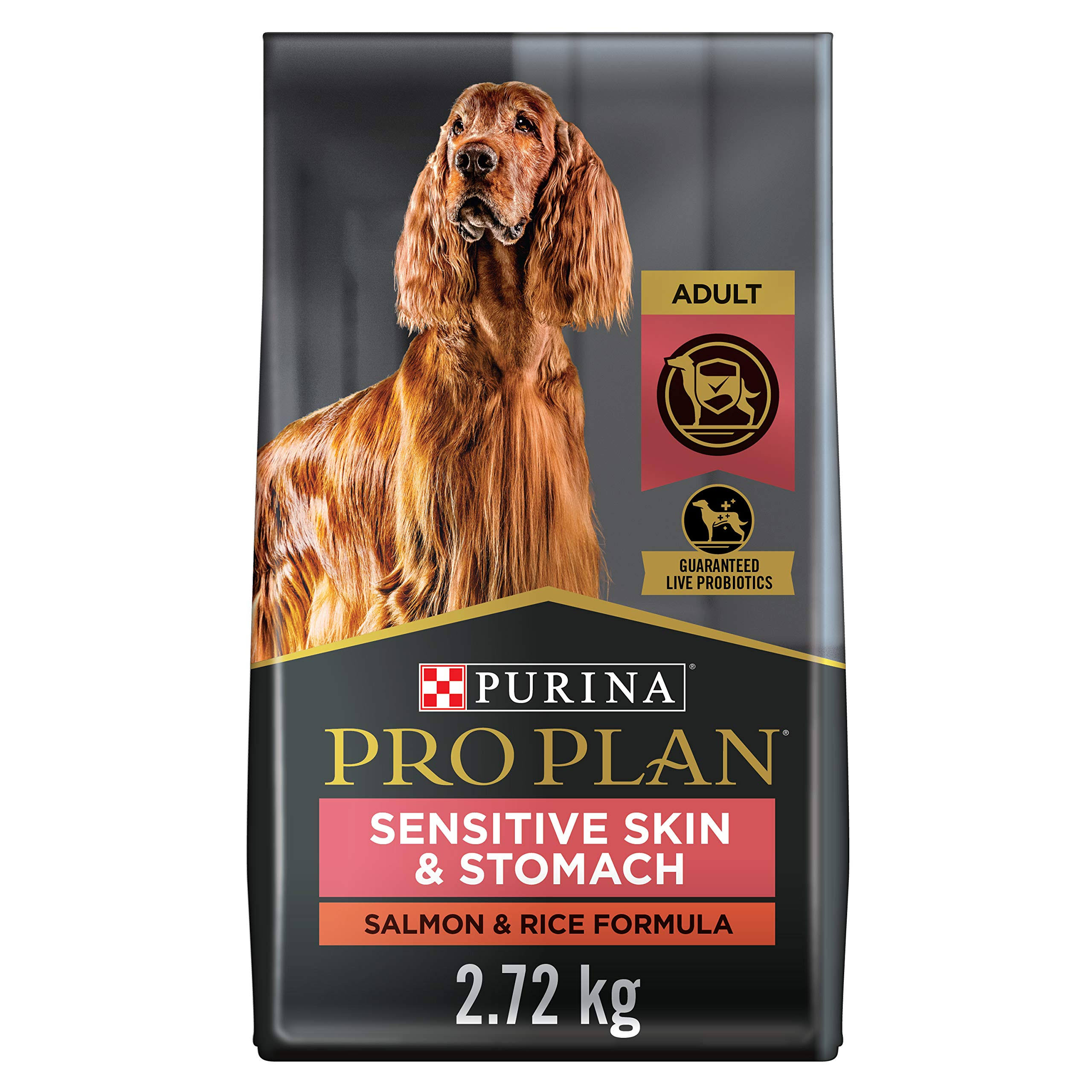 Pro Plan Dry Dog Food, Sensitive Skin & Stomach, Salmon & Rice 2.72 kg