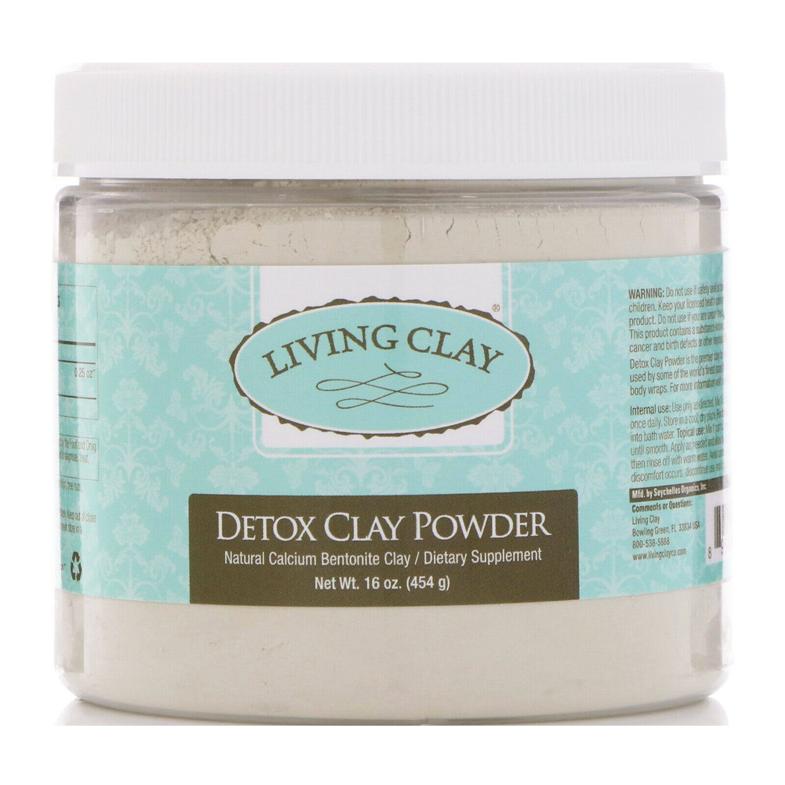 Living Clay Detox Clay Powder - 16oz