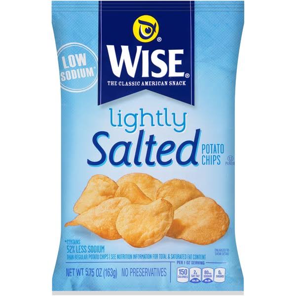 Wise Lightly Salted Potato Chips - 5.75 oz