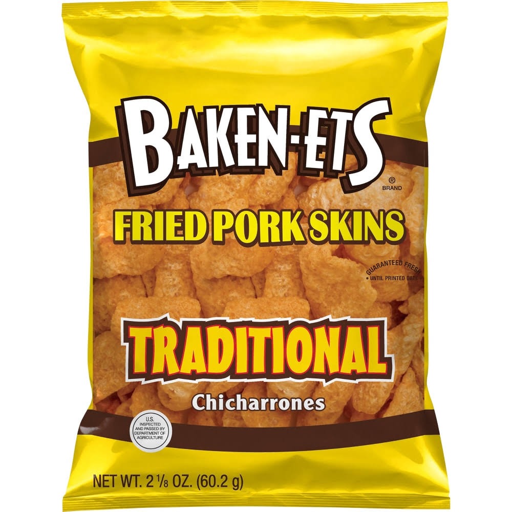 Baken-ets Traditional Fried Pork Skins - 2.125 oz