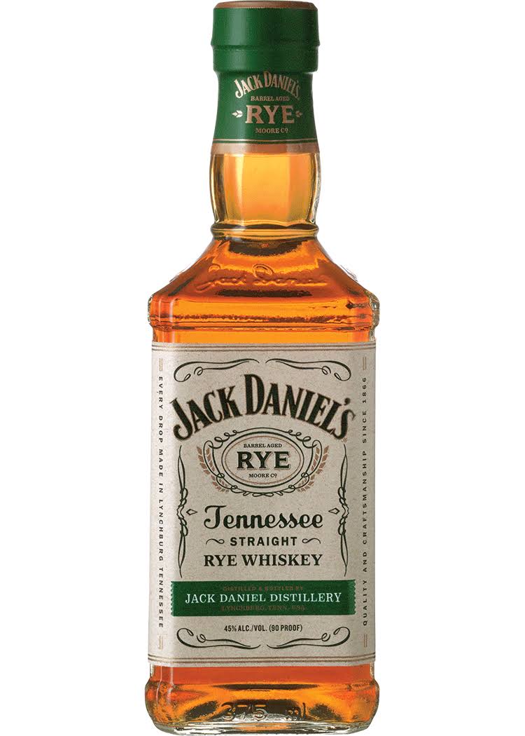 Jack Daniel's Tennessee Straight Rye Whiskey 375ml