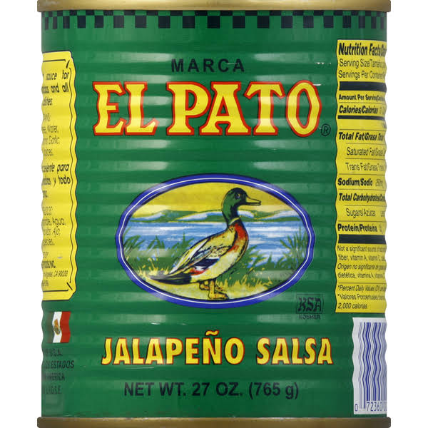 El Pato Salsa, Jalapeno - 27 oz