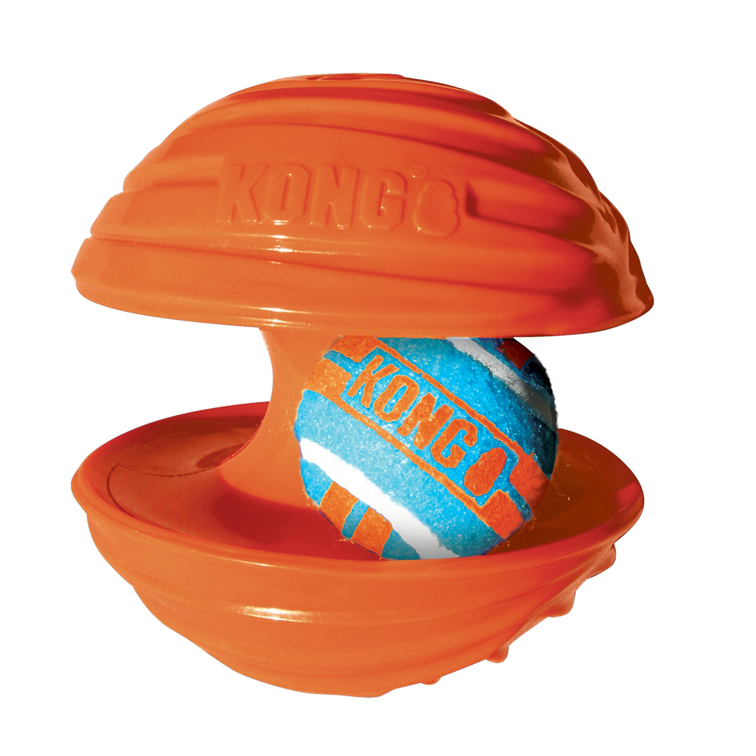 Kong Rambler Ball Dog Toy - Rubber, Large