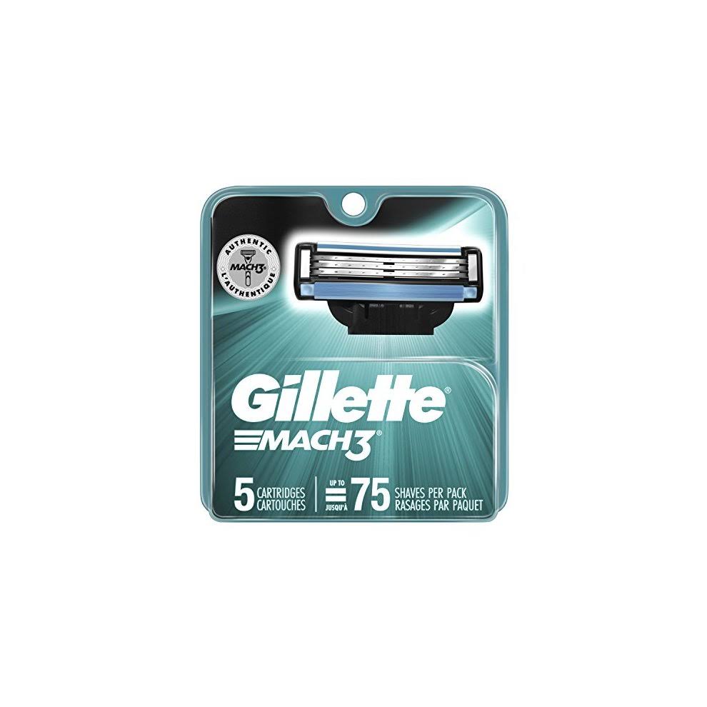 Gillette Mach3 Razor Cartridges - 5ct