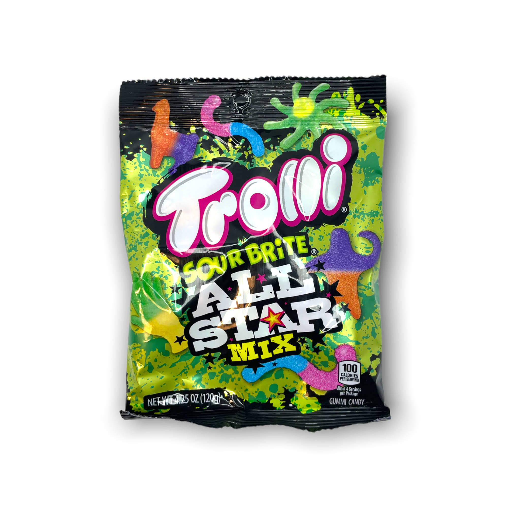 Trolli 4.25 oz Sour Brite All Star Mix Gummi Candy