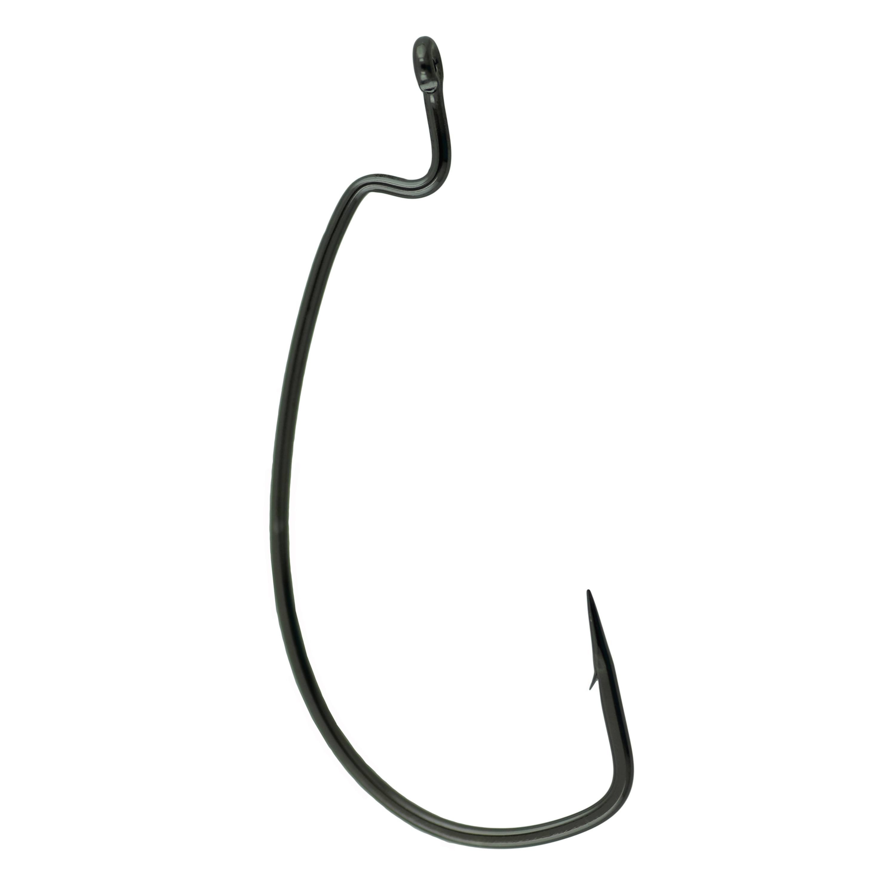 Gamakatsu Wide Gap Worm Hooks - Black, 3/0