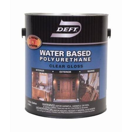 Deft 257-01 Water-Based Polyurethane Interior Exterior Gloss - 1gal
