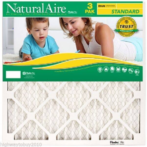 NaturalAire Standard Pleat Furnace Air Filter - 24" x 30" x 1"