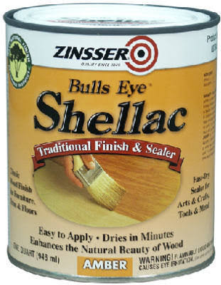Zinsser Shellac Traditional Finish & Sealer - Amber, 1qt