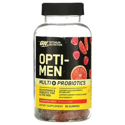 Optimum Nutrition Opti-Men Multivitamin & Probiotics Gummies, Supports