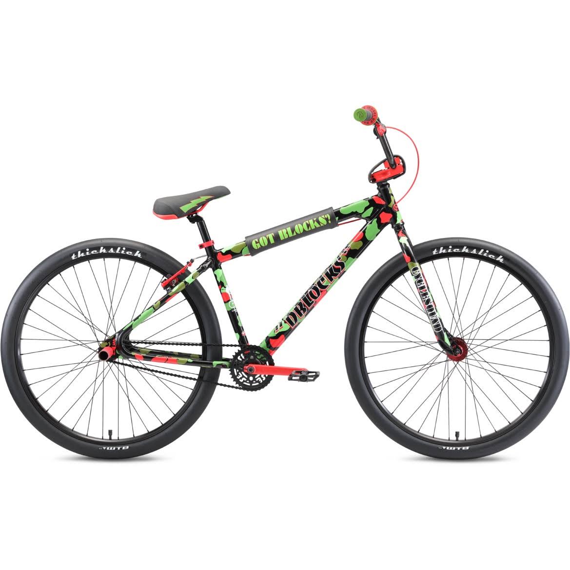 SE Bikes Dblocks Big Ripper 29" BMX Bike 2021 - Green - Red
