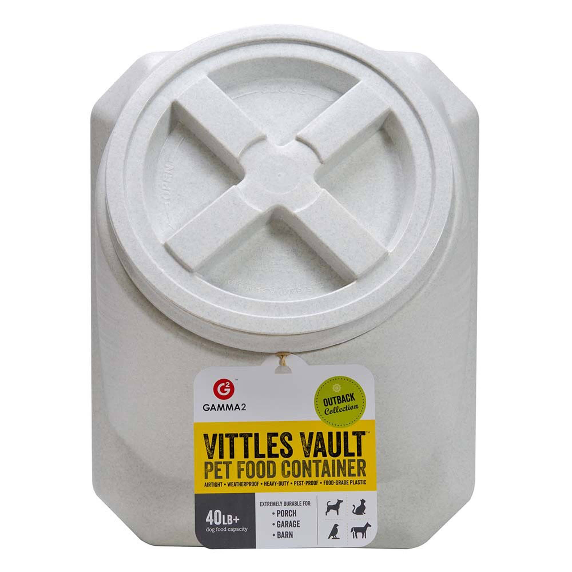 Gamma2 Vittles Vault Pet Food Container - 40lb