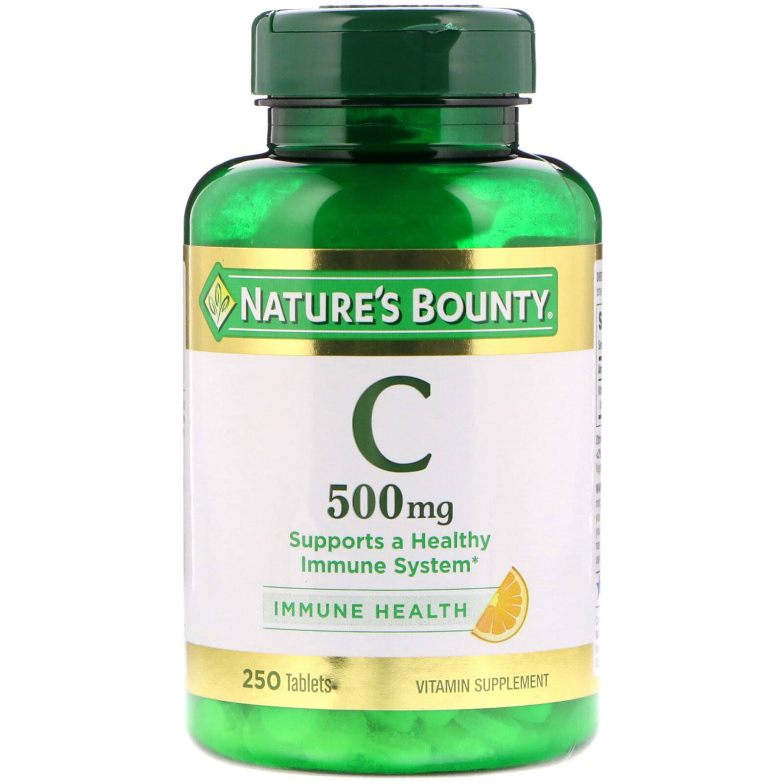 Nature's Bounty Vitamin-C 500mg Dietary Supplement - 250 Tablets