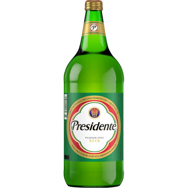Presidente President Beer, Pilsener Style - 1.183 LT