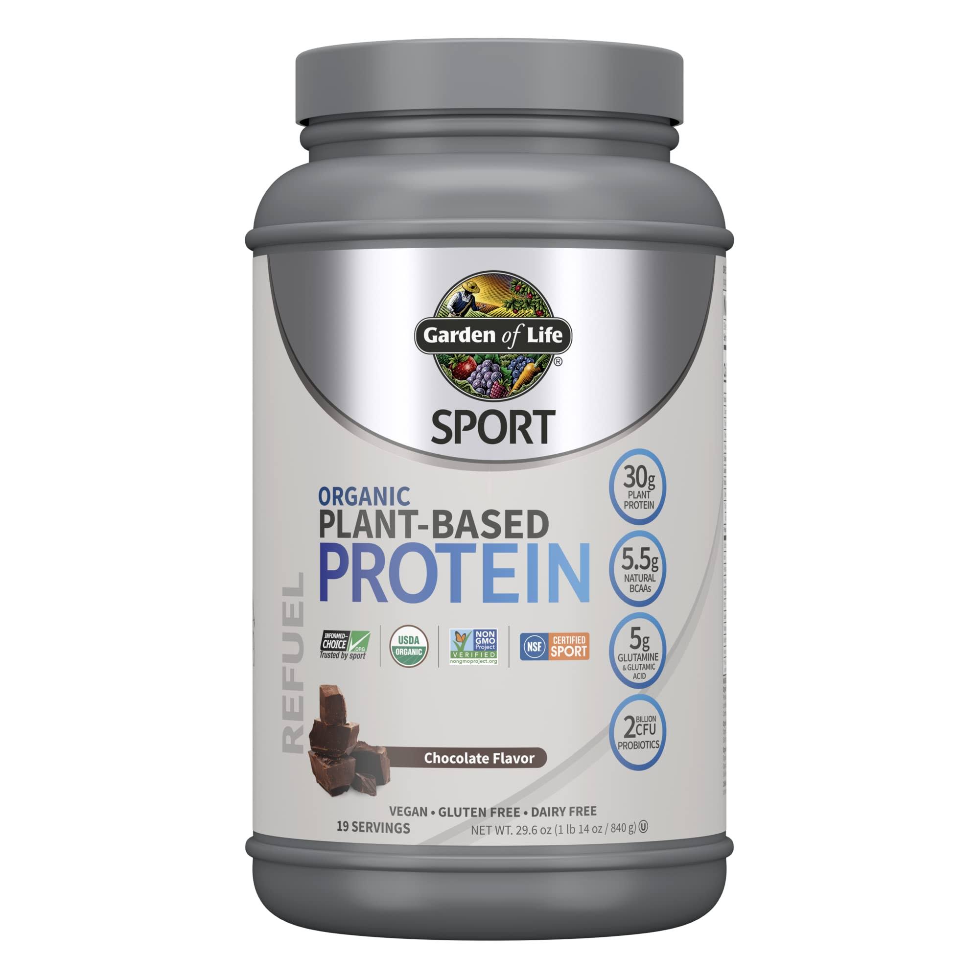 Garden of Life Sport Organic Plant-Based Protein Supplement - Chocolate, 38 Servings