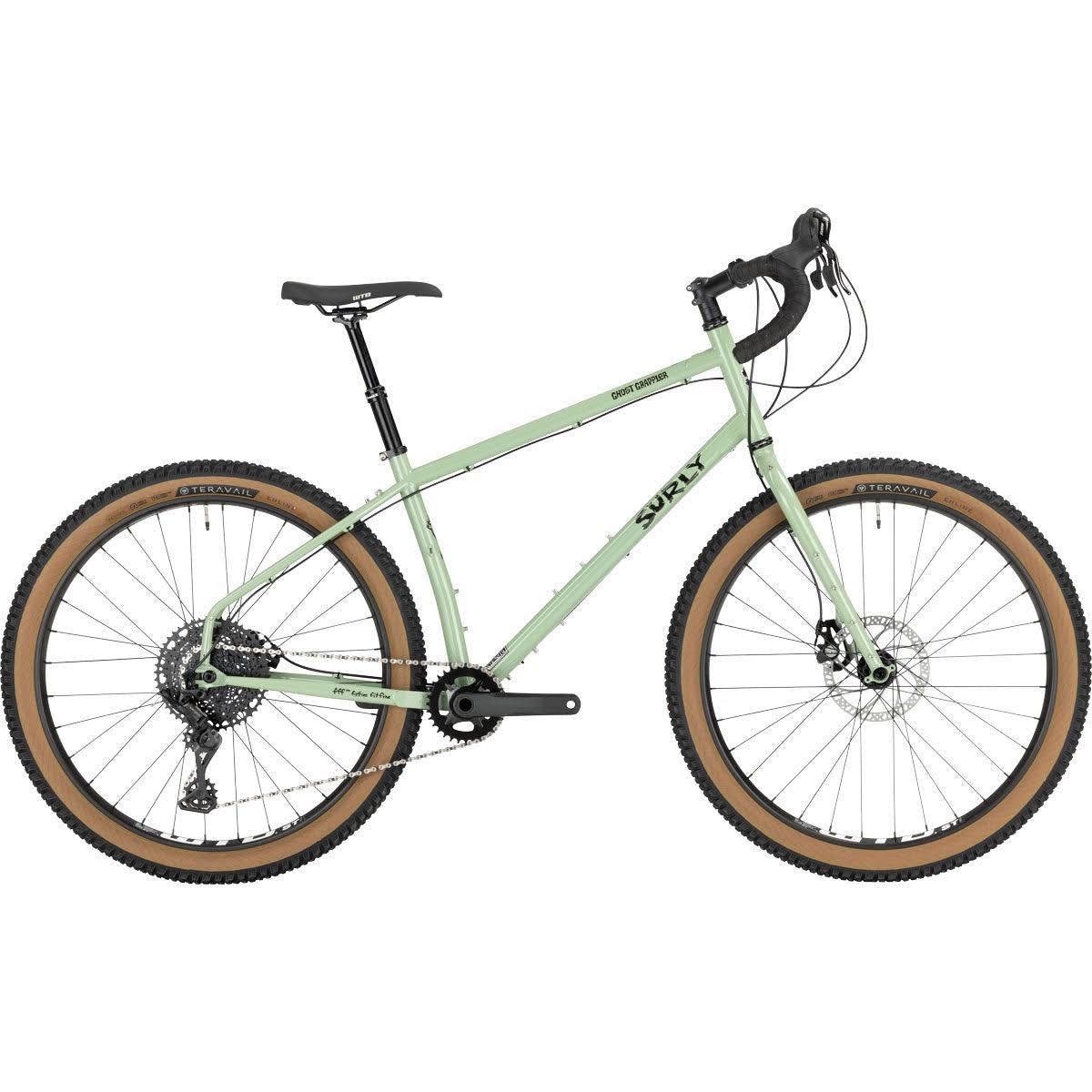 Surly ghost grappler gravel bike microshift 10s 27 5 sage green 2022 m 165 175 cm