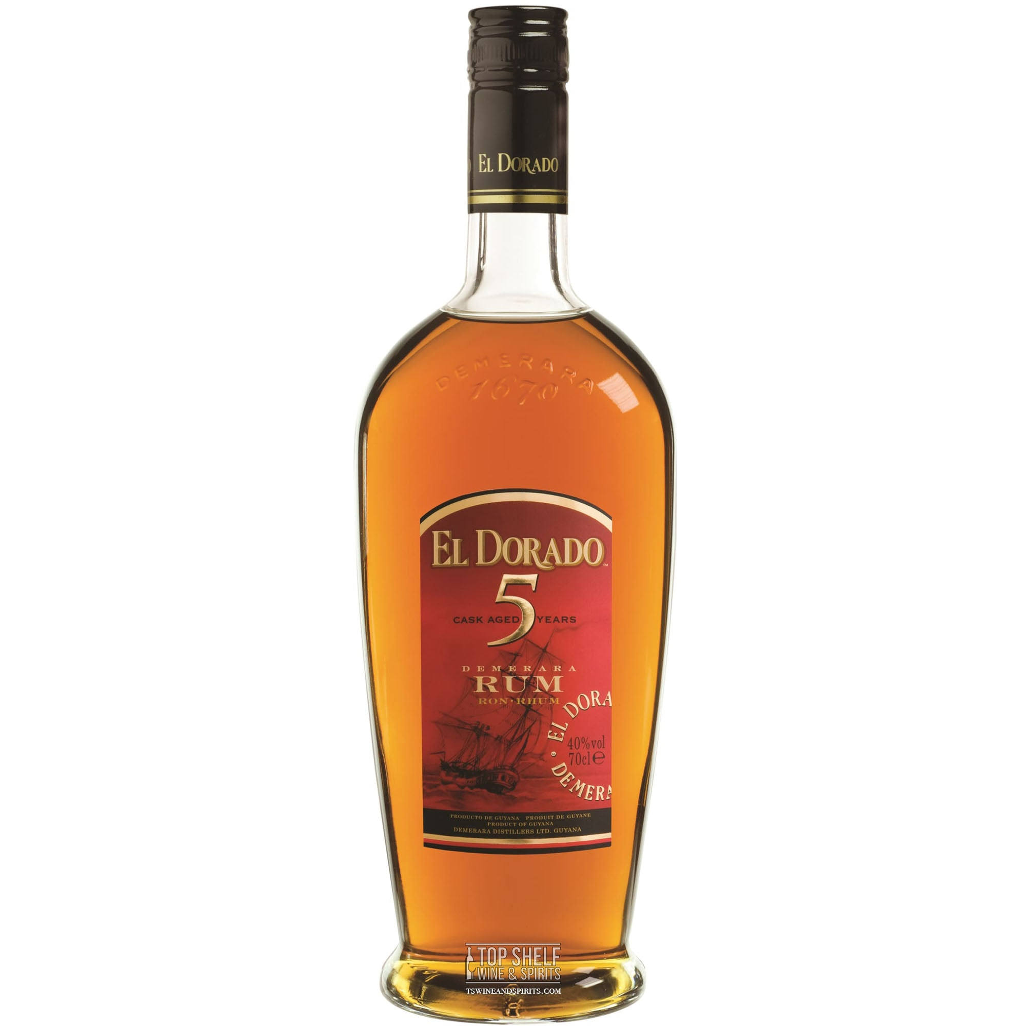 El Dorado 5 Year Old Rum - 750 ml bottle