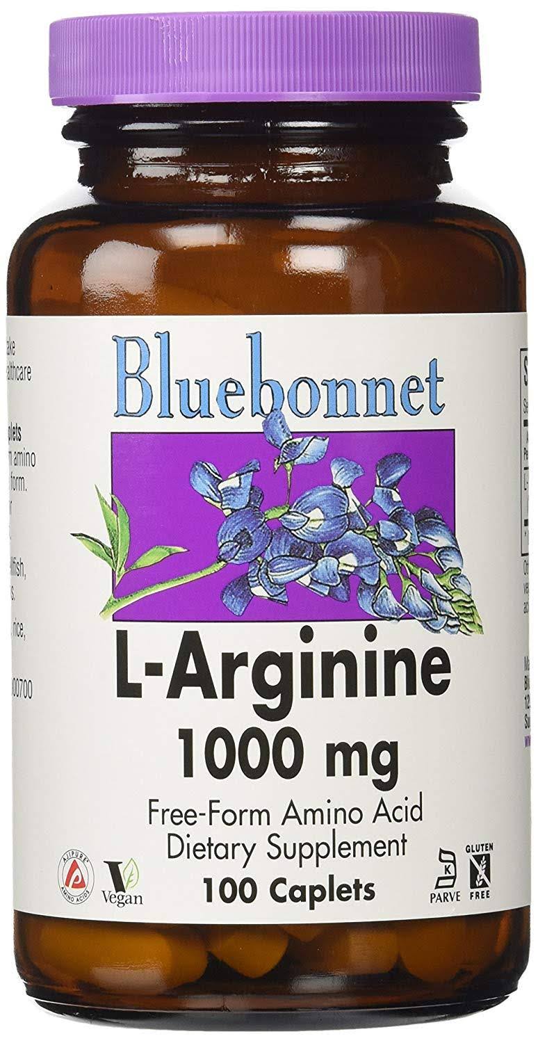 Bluebonnet Nutrition L Arginine Dietary Supplement - 100 Caplets