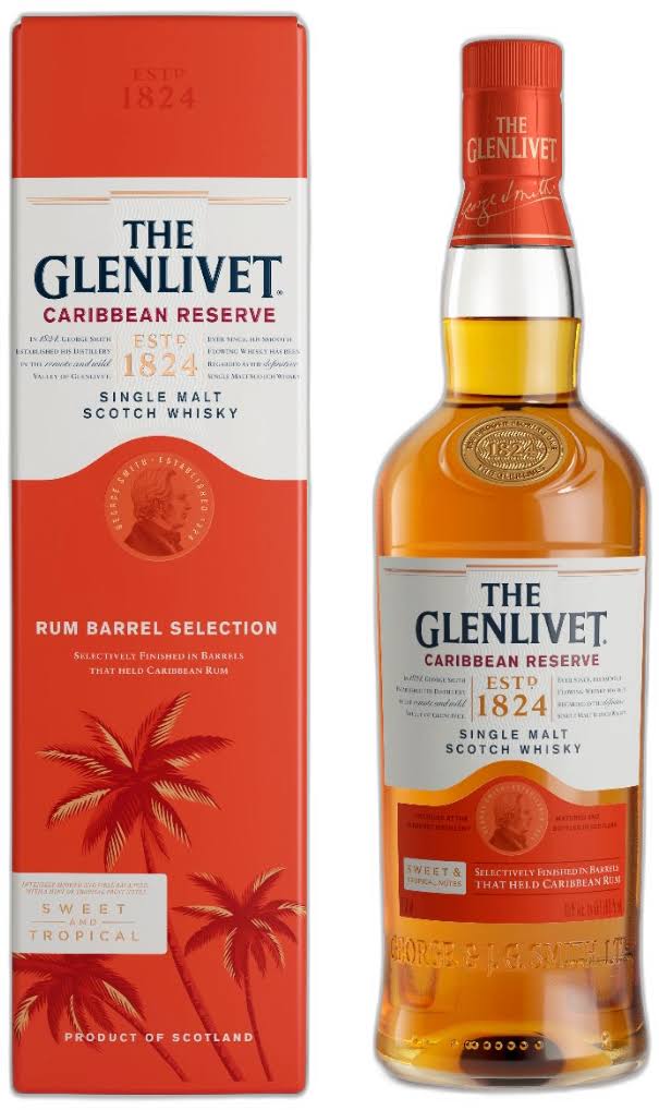 Glenlivet 'Caribbean Reserve' Single Malt Scotch Whisky