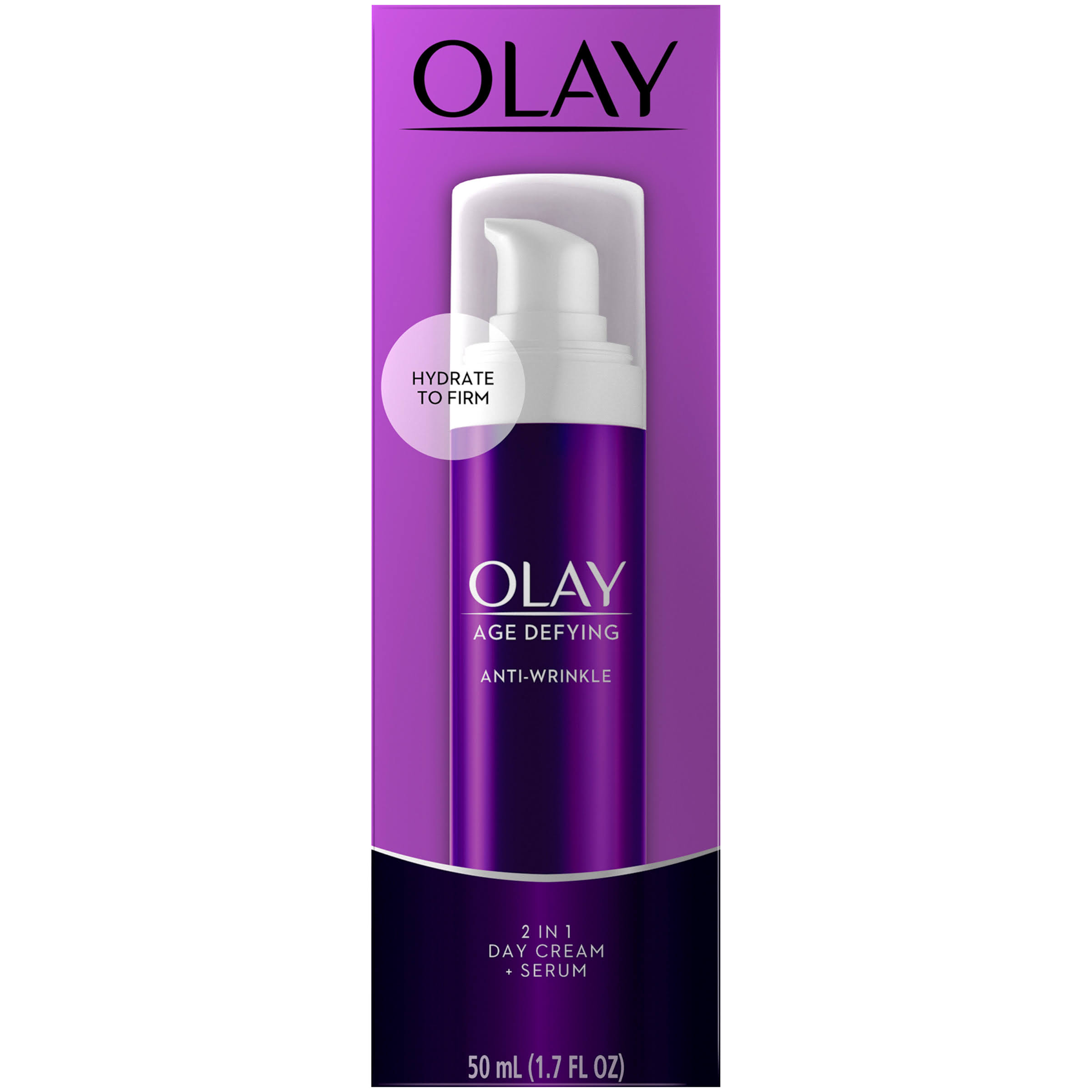 Olay Age Defying 2 in 1 Anti Wrinkle Day Cream plus Serum - 1.7oz