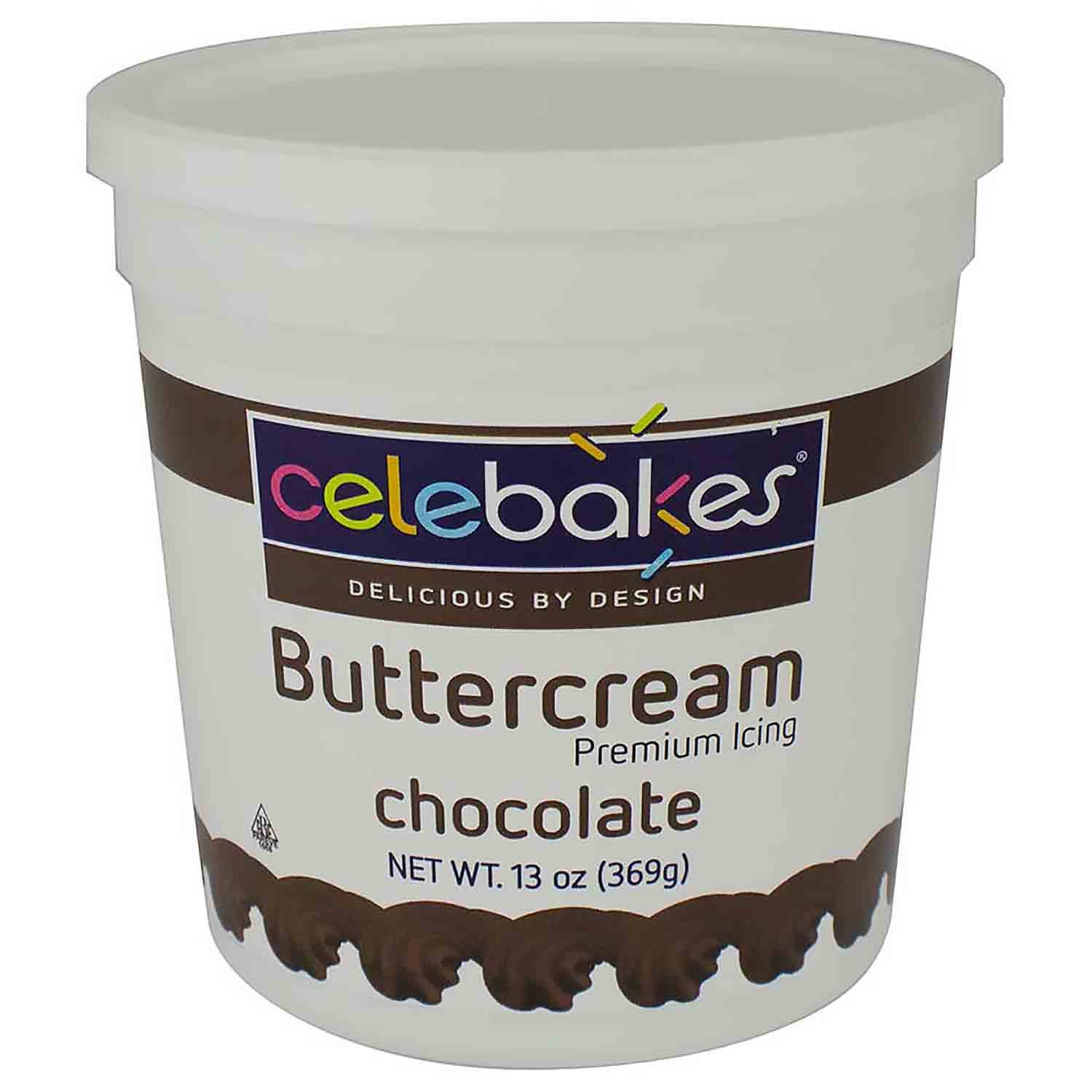 Celebakes Chocolate Buttercream Icing, 13 oz - 7500-7031