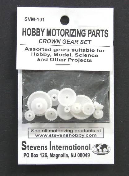Stevens Motors | Assorted Plastic Crown Gear Set 101