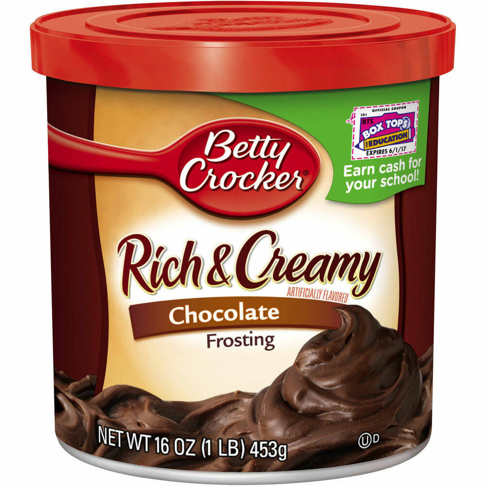 Betty Crocker Rich & Creamy Frosting - 16oz, Chocolate