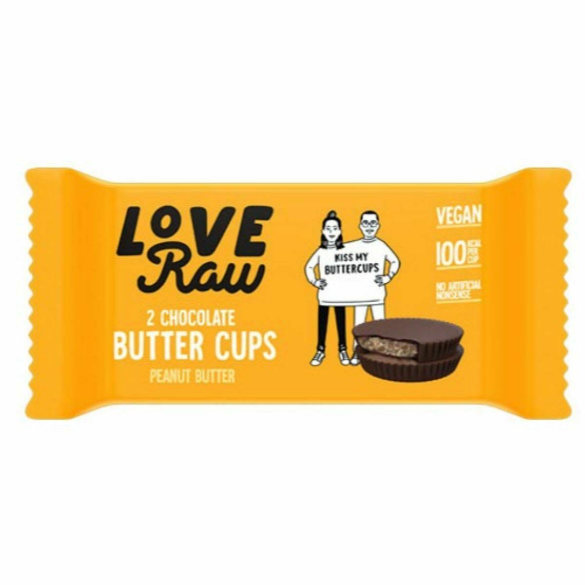 Love Raw 2 Peanut Butter Chocolate Butter Cups - 34g