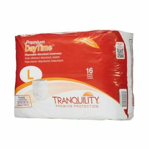 Tranquility Premium Daytime Disposable Absorbent Underwear - Large, 16ct