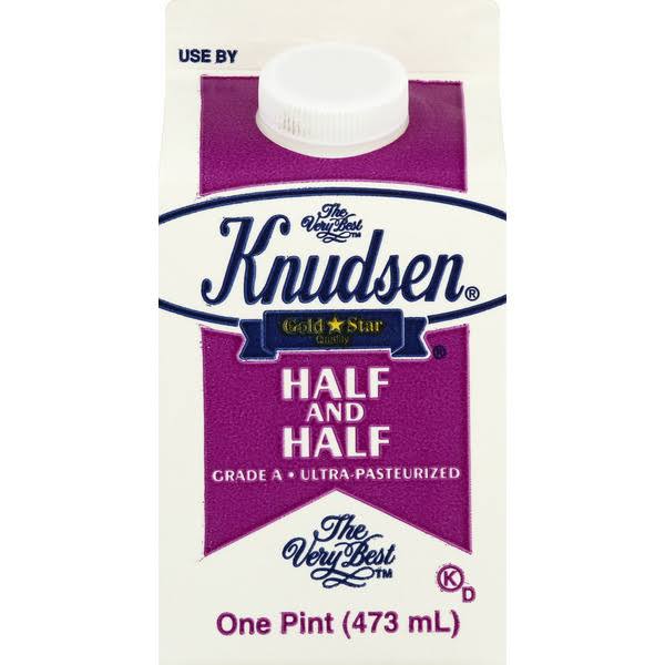 Knudsen Half and Half - one pint (473 ml)
