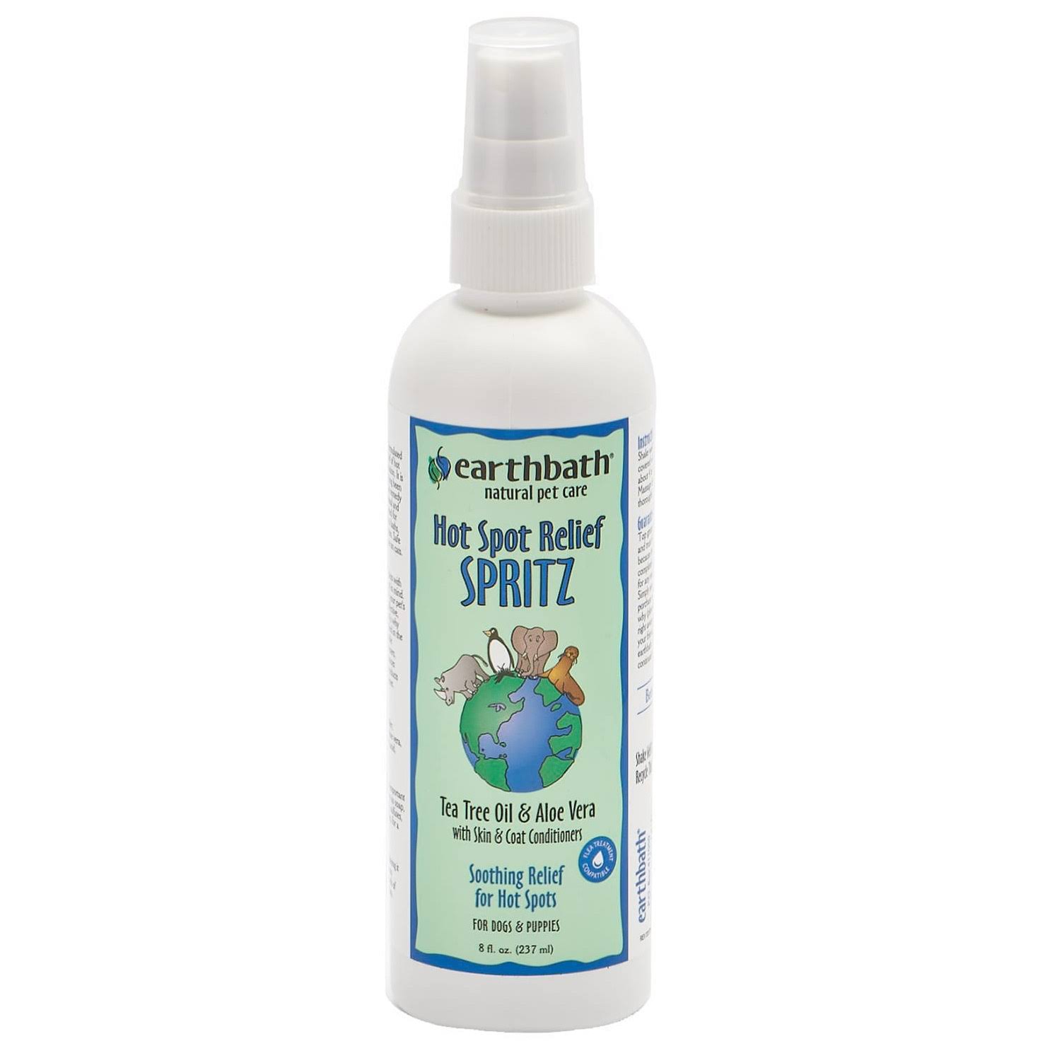 Earthbath All Natural Hot Spot and Itch Relief Deodorizing Spritz - Tea Tree Oil, 8oz